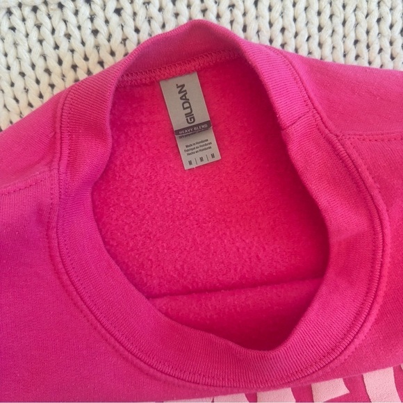 Mama Hot Pink Women’s Long Sleeve Sweatshirt Size Medium - Picture 3 of 4